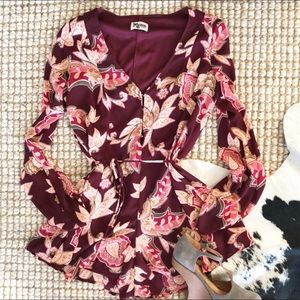 Show Me Your Mumu Garnett long sleeve romper